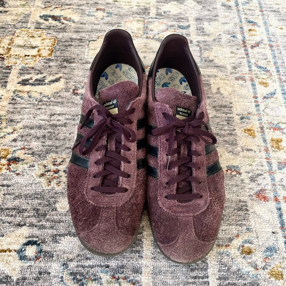 Adidas Samba Shoes - Purple Suede “Beaver” - Picture 2 of 5